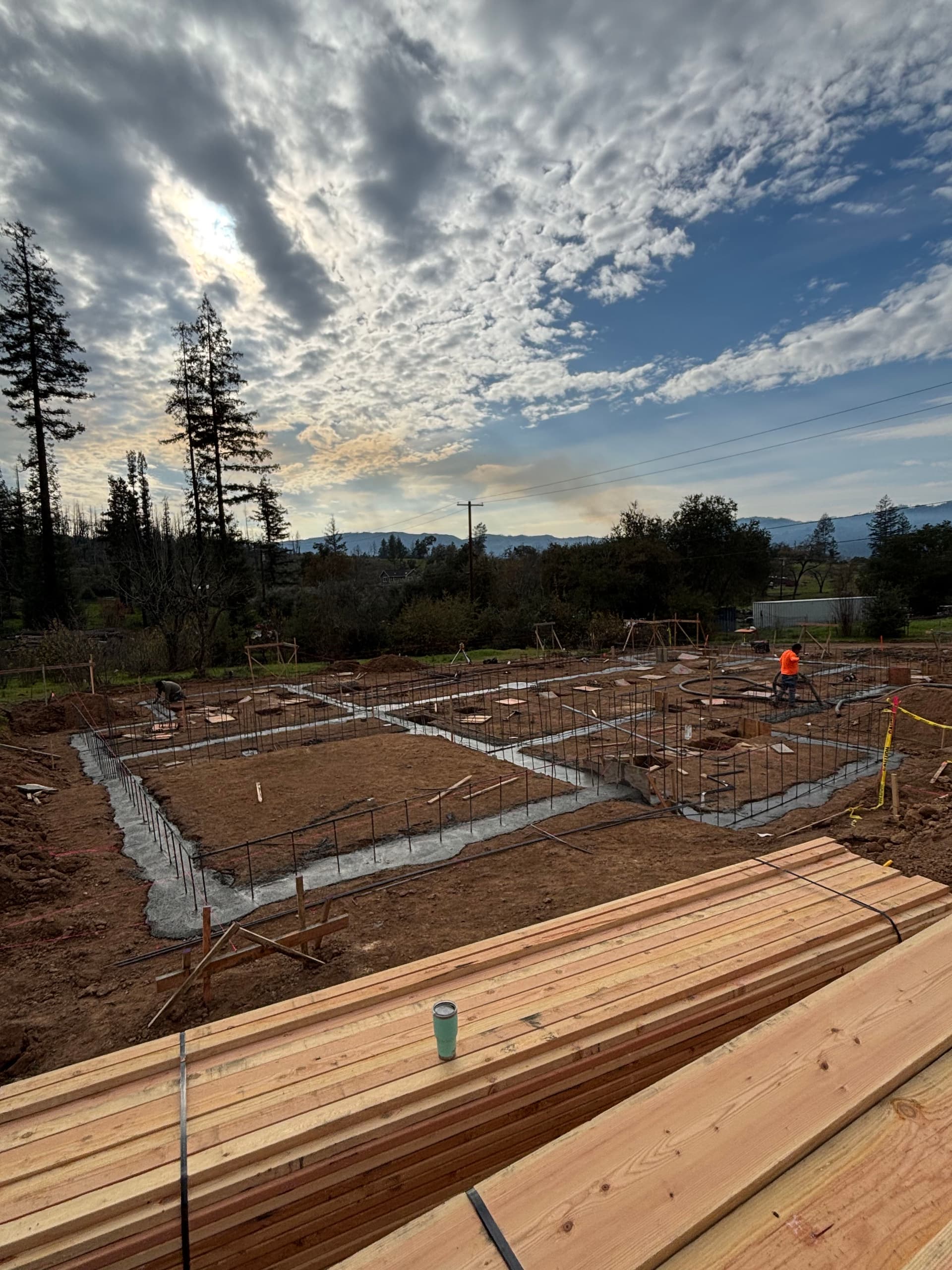 Foundation Preparation Work for New Home in St. Helena image
