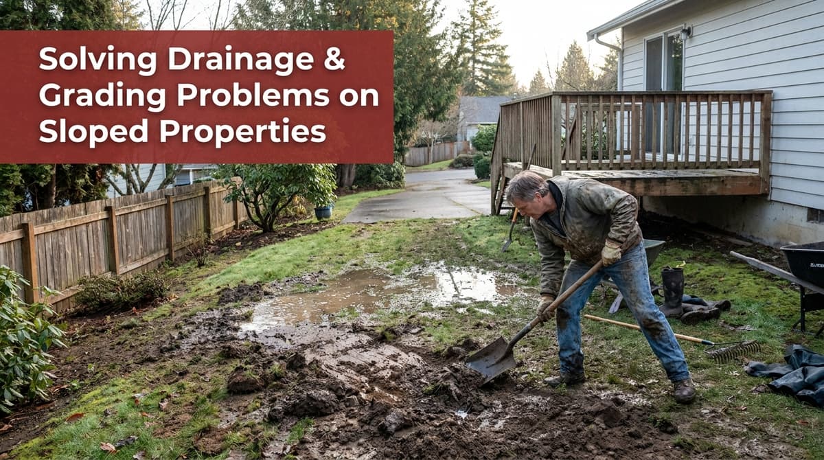 Featured post - Solving Drainage & Grading Problems on Sloped Properties